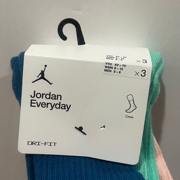 Jordan Everyday, Crew Socks, DX9632 915, 3 Pack - Picture 11 of 13